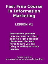 Learn the fundamentals of information marketing