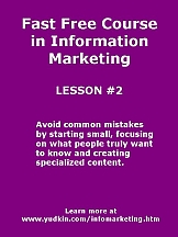 Learn the fundamentals of information marketing